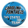OnTheBallBowling NFL Graffiti Carolina Panthers Undrilled Polyester Bowling Ball