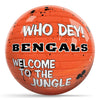 OnTheBallBowling NFL Graffiti Cincinnati Bengals Undrilled Polyester Bowling Ball