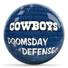 OnTheBallBowling NFL Graffiti Dallas Cowboys Undrilled Polyester Bowling Ball