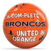 OnTheBallBowling NFL Graffiti Denver Broncos Undrilled Polyester Bowling Ball