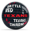 OnTheBallBowling NFL Graffiti Houston Texans Undrilled Polyester Bowling Ball