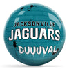 OnTheBallBowling NFL Graffiti Jacksonville Jaguars Undrilled Polyester Bowling Ball