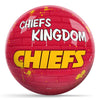 OnTheBallBowling NFL Graffiti Kansas City Chiefs Undrilled Polyester Bowling Ball