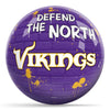 OnTheBallBowling NFL Graffiti Minnesota Vikings Undrilled Polyester Bowling Ball
