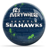 OnTheBallBowling NFL Graffiti Seattle Seahawks Undrilled Polyester Bowling Ball