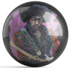 Ontheballbowling Jimi Hendrix Bowling Ball by Get Down Art