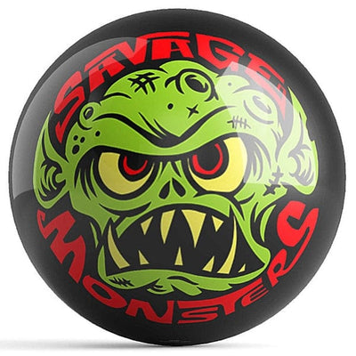 Ontheballbowling Savage Monsters Bowling Ball by Dave Savage