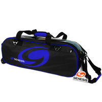 Genesis Sport 3 Ball Black/Blue Tote Roller Bags