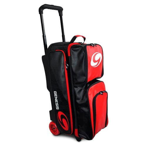 Genesis Carbon 3 Ball Roller Red Black - BowlersParadise.com