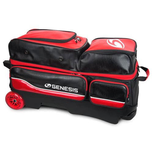 Genesis Carbon 3 Ball Roller Red Black - BowlersParadise.com