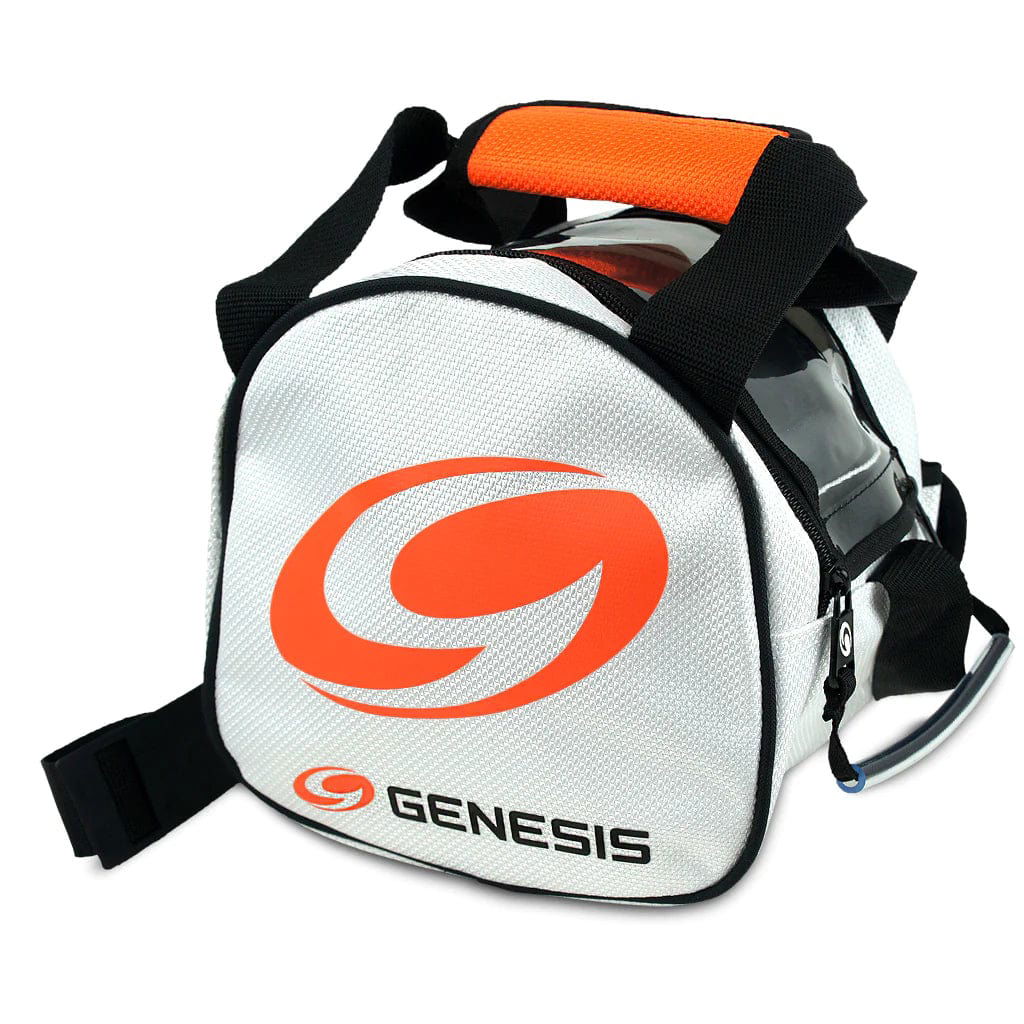 Genesis Single Sport™ Add-On-Ball White Bag Bowling Bag - BowlersParadise.com
