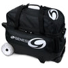 Genesis Sport 2 Ball Roller Bowling Bag Black - BowlersParadise.com