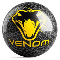 Ontheballbowling Motiv Venom Spare Black/Gold Bowling Ball - BowlersParadise.com