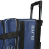 ELITE Basic Double Roller Navy/Grey Bowling Bag - BowlersParadise.com