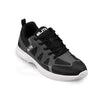 ELITE Men's Peak Black/Grey Bowling Shoes - BowlersParadise.com