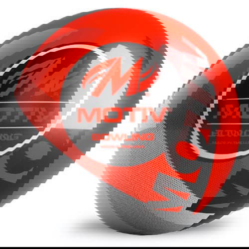 Ontheballbowling Motiv Velocity Red/Grey Spare Bowling Ball - BowlersParadise.com