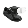 ELITE Men's Pinnacle Black/Grey Wide Athletic Lace Up Bowling Shoes with Universal Sliding Soles for Right or Left Handed Bowlers - BowlersParadise.com