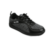 ELITE Men's Pinnacle Black/Grey Wide Athletic Lace Up Bowling Shoes with Universal Sliding Soles for Right or Left Handed Bowlers - BowlersParadise.com