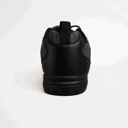 ELITE Men's Pinnacle Black/Grey Wide Athletic Lace Up Bowling Shoes with Universal Sliding Soles for Right or Left Handed Bowlers - BowlersParadise.com