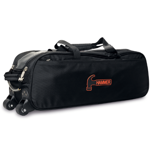 Hammer Premium Slim Triple Tote Black Bowling Bag