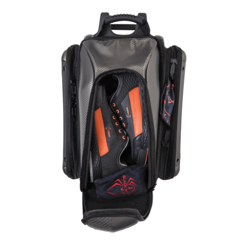 Hammer Carbon Shield 2 Ball Roller Bowling Bag - BowlersParadise.com