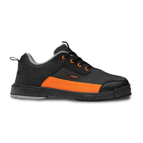 Hammer Diesel Men’s Black Orange Right Handed Wide Bowling Shoes - BowlersParadise.com