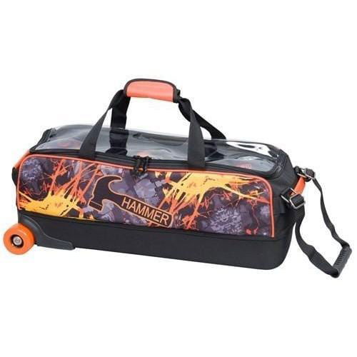 Hammer Dye Sub Slim 3 Ball Tote Fire Bowling Bag - BowlersParadise.com