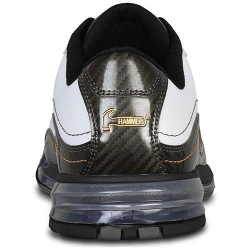 Hammer Mens Force White Carbon Right Hand Wide Bowling Shoes - BowlersParadise.com