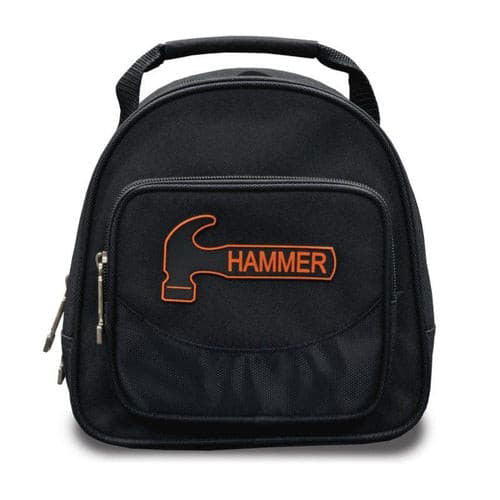 Hammer Plus 1 Black Single Tote Bowling Bag - BowlersParadise.com