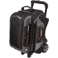 Hammer Premium 2 Ball Roller Bowling Bag Black Carbon - BowlersParadise.com