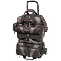 Hammer Premium 4 Ball Roller Bowling Bag Black Carbon - BowlersParadise.com