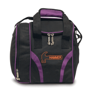 Hammer Tough 1 Ball Tote Bowling Bag Purple - BowlersParadise.com