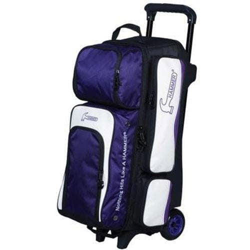 Hammer Vibe Triple Roller Purple White - BowlersParadise.com