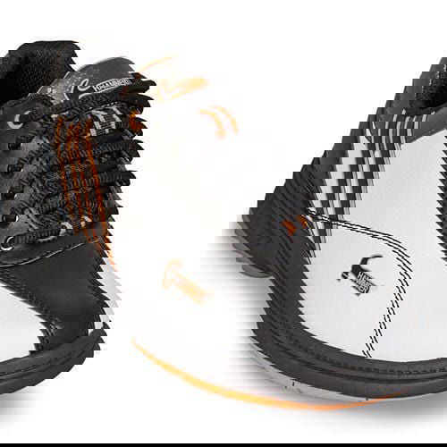 Hammer Womens Vixen White Black Orange Right Hand Wide Bowling Shoes - BowlersParadise.com