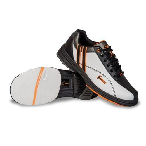 Hammer Womens Vixen White Black Orange Right Hand Wide Bowling Shoes - BowlersParadise.com