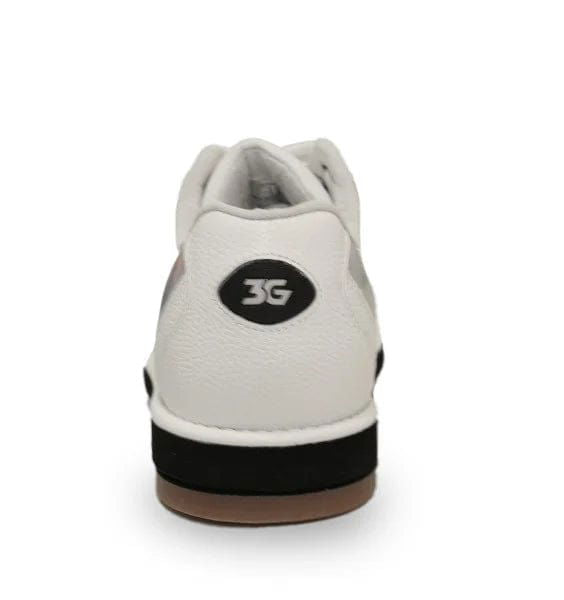 3G Mens Racer White/Holo Right Hand Wide Width Bowling Shoes - BowlersParadise.com