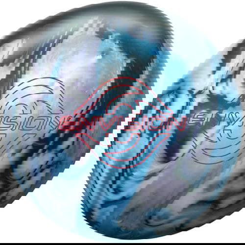 Ebonite Envision Pearl Bowling Ball Blue/Black/Ice - BowlersParadise.com