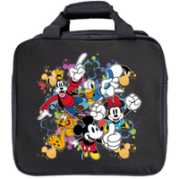 KR Strikeforce Disney Mickey and Friends Single Ball Tote Bowling Bag Black