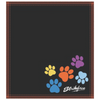 KR Strikeforce Paw Prints Bowling Ball Cleaning Leather Shammy