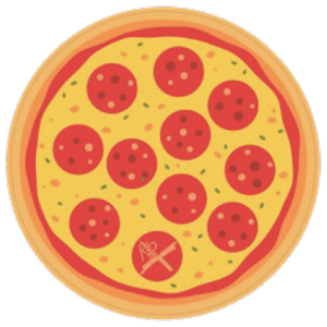 KR Strikeforce Pepperoni Pizza Round Shammy Leather Pad
