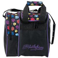 KR Strikeforce Rook Single Tote Paw Prints Bowling Bags