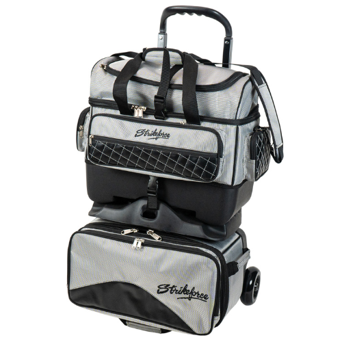 KR Strikeforce Royal Flush 4B Roller Silver Premium Bowling Bags