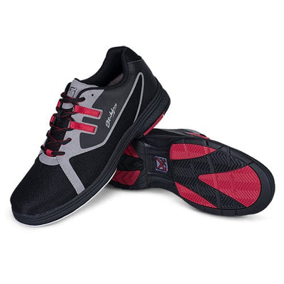 KR Strikeforce Mens Ignite Black/Grey/Red Right Hand Bowling Shoes