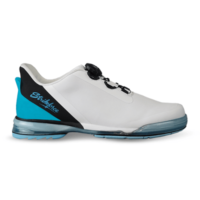 KR Strikeforce TPC Hype Unisex Right Hand Wide White/Black/Sky Bowling Shoes