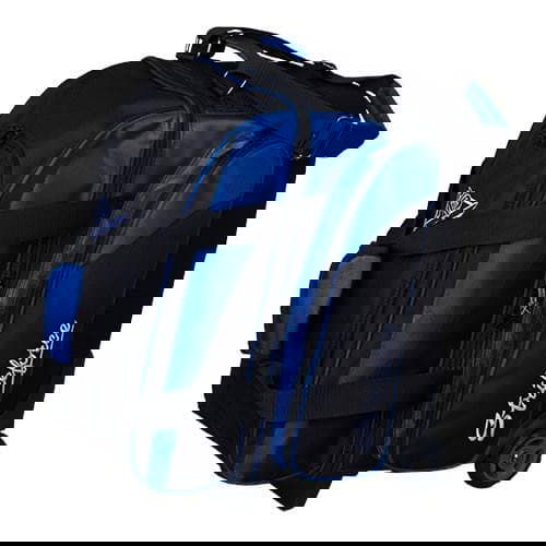 KR Cruiser Locker Double Roller Black Royal Bowling Bag - BowlersParadise.com