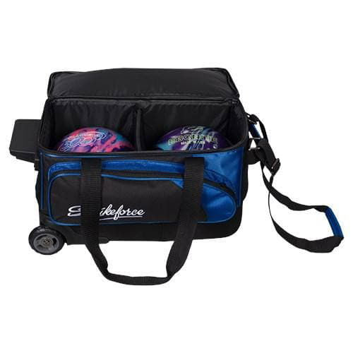 KR Cruiser Locker Double Roller Black Royal Bowling Bag - BowlersParadise.com