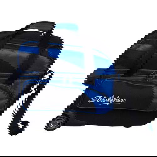 KR Cruiser Locker Double Roller Black Royal Bowling Bag - BowlersParadise.com