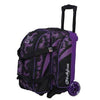 KR Cruiser Scratch Double Roller Purple Bowling Bag - BowlersParadise.com
