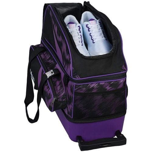 KR Cruiser Scratch Double Roller Purple Bowling Bag - BowlersParadise.com