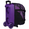 KR Cruiser Scratch Double Roller Purple Bowling Bag - BowlersParadise.com